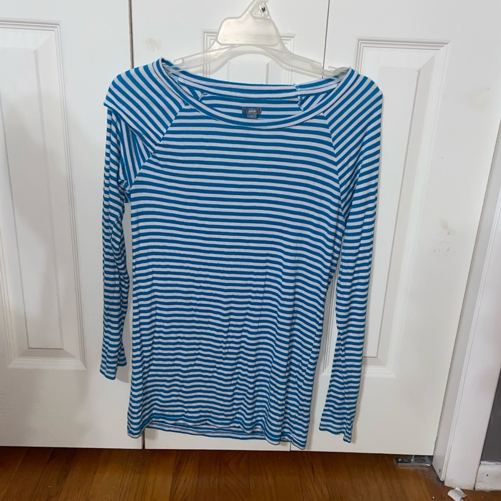 Aerie striped long sleeve top